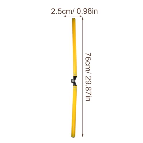FAVOMOTO Foldable Two-Part Speed and Hurdle Training Pole in Bright Color for Football and Basketball Agility Drills