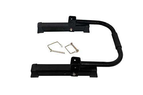 Generic Parallettes Push Up Bar Stand, Folding Fitness Stand Metal for Gym and Home Exercise (Black)