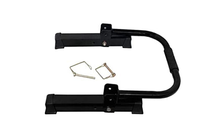 Generic Parallettes Push Up Bar Stand, Folding Fitness Stand Metal for Gym and Home Exercise (Black)
