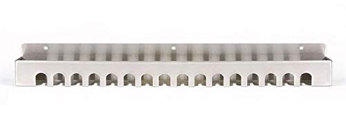 Web Slide Storage Rack — Zinc-Plated Steel — 16 Slots — Perfect for Organizing — Physical Rehab Equipment Storage for Clinic, Home, or Gym