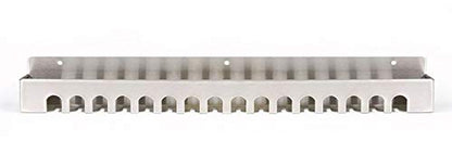 Web Slide Storage Rack — Zinc-Plated Steel — 16 Slots — Perfect for Organizing — Physical Rehab Equipment Storage for Clinic, Home, or Gym