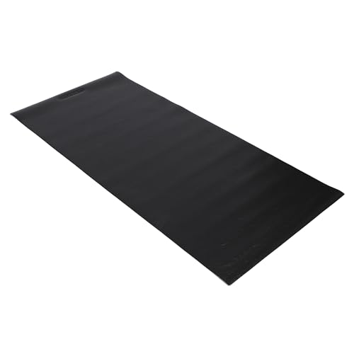 Lightweight Padded Exercise Yoga Mat, Non Slip Thick Foam Foldable Pad for Stretching and Workout Activity, 51 x 23.5" Small, Grey