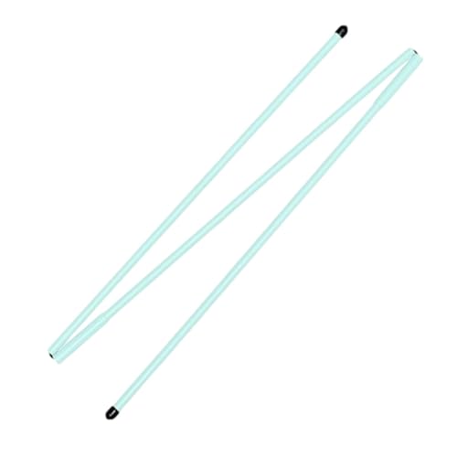 Golf Alignment Sticks (2-Pack) - Swing Guide & Putting Training Aid with Direction Indicator - color: green