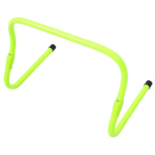 LABRIMP Adjustable Height Hurdles PVC Plastic Agility Training Hurdle for Soccer and Running Speed Training Equipment Foldable Green