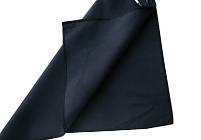 Unisex Sweat Absorbing Microfiber Handkerchiefs Quick Dry Sport Gym Towels 5 Pack - color: W02-xl 5pcs Black