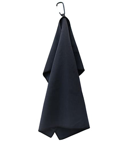 Unisex Sweat Absorbing Microfiber Handkerchiefs Quick Dry Sport Gym Towels 5 Pack - color: W02-xl 5pcs Black