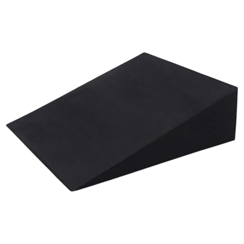 Squat Wedge Blocks Flexible Lightweight Incline Foot Stretch Wedge - color: Black 28×25×9 (1 piece)