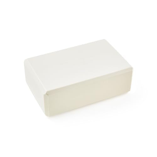 MYGA Yoga Block,Lightweight EVA Foam Yoga Brick,High Density Non-Slip Block for Yoga Poses, Pilates, Balance and Flexibility - color: Cream
