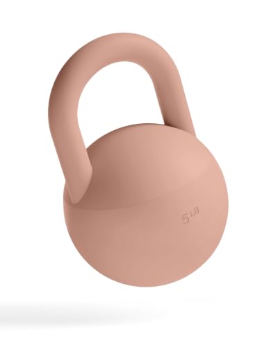 Bala Kettleball Soft Kettlebell for Women - Core & Strength Training - color: Sand, size: 5.0 Pounds