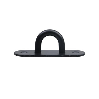 6PCS Black Stainless Steel Ring Rope Bracket Battle Rope Anchor Support Holder for Suspension Strap with Screws