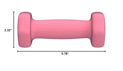Amazon Basics Neoprene Dumbbell Hand Weights for Exercise and Muscle Toning - style: 2 Pound, Pair