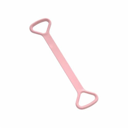 Yoga Stretch Strap Resistance Band, Figure 8 Exercise Band for Leg Arm Shoulder Stretching and Home Fitness Training,Pink