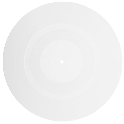 Garneck Vinyl Record Player Mat 11.61 Inch Turntable Slipmat Anti-Static Rubber Pad for Record Protection and Vibration Reduction