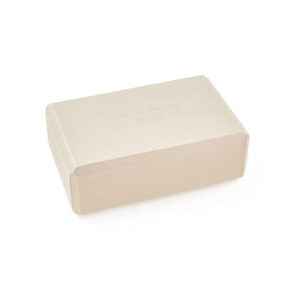 MYGA Yoga Block,Lightweight EVA Foam Yoga Brick,High Density Non-Slip Block for Yoga Poses, Pilates, Balance and Flexibility - color: Sand