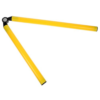 FAVOMOTO Foldable Two-Part Speed and Hurdle Training Pole in Bright Color for Football and Basketball Agility Drills