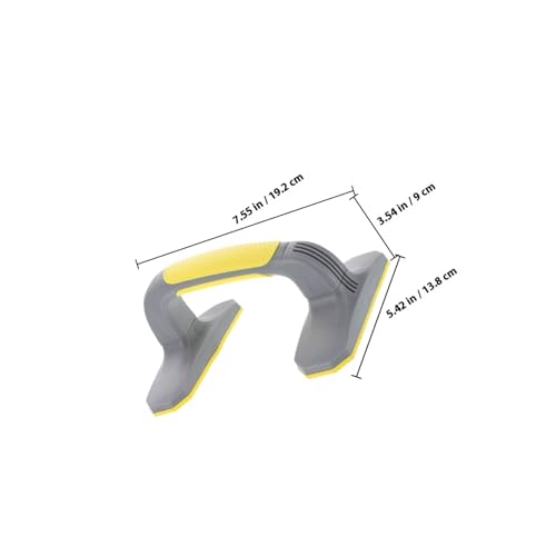 Happyyami 2Pcs Pushup Handles Non-slip Ergonomic Stands for Floor Exercise Home Fitness Strength Training Lightweight Portable for Full Body Workout