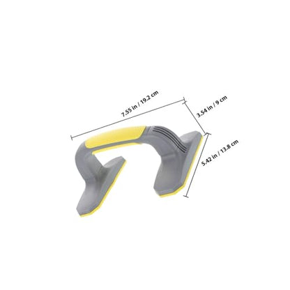 Happyyami 2Pcs Pushup Handles Non-slip Ergonomic Stands for Floor Exercise Home Fitness Strength Training Lightweight Portable for Full Body Workout