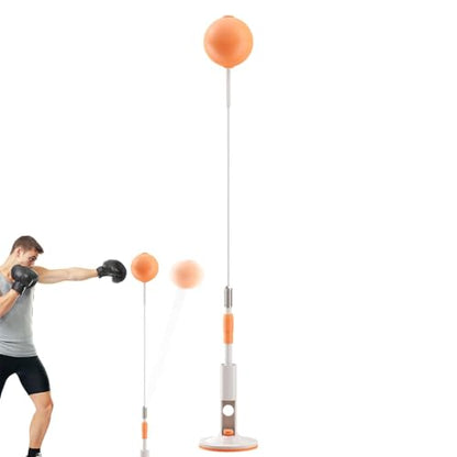 Boxing Reflex Ball Punching Bag Stand Reflex Trainer Hand-Eye Coordination - size: 154cm