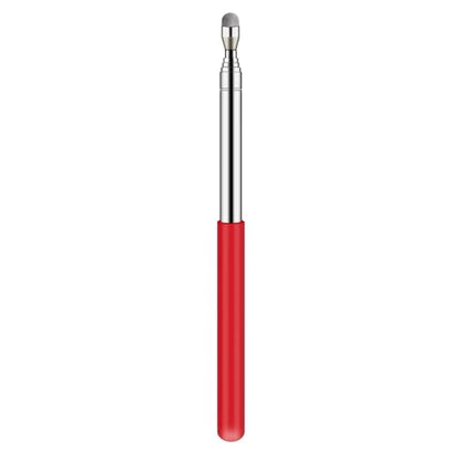 Telescoping Poiner Stick for Classroom Teacher Kids Reading, Dumero Retractable Stylus Pointer for Touchscreens, Extendable Presentation Pointers, Classroom Must Have Supplies Essentials, Red