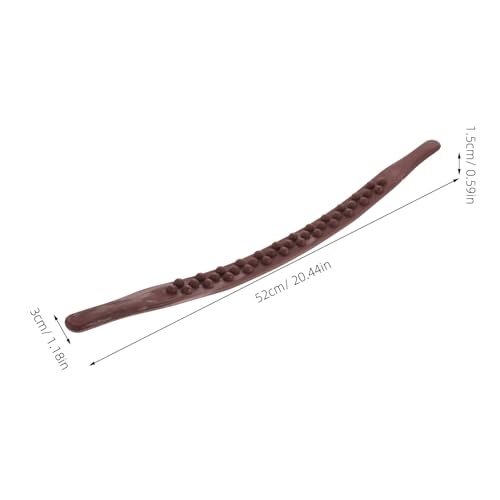 Massage Roller Stick 37 Beads, Gua Sha Plastic Massage Tool for Deep Tissue Trigger Point Therapy, Full Body Muscle Massager for Back, Abdomen, and Meridian Stimulation