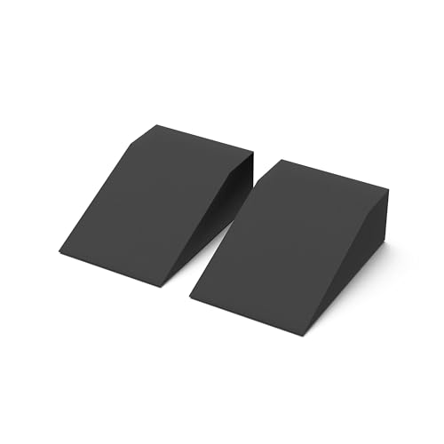 StrongTek Yoga Foam Wedge Blocks (Pair) Soft Wrist Wedge, Supportive Foot Exercise Accessories, For Balance, Strength, Stretch, Pilates, Fitness, Squat, Pushup, Plank, EVA Riser Block