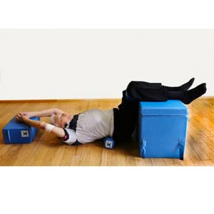 Pain Free At Sea-Posture Therapy Strap/Yoga Belt (BLUE)-Intended for Egoscue Execises, Yoga, Pilates-BEST NON SLIP BUCKLE - color: BLUE