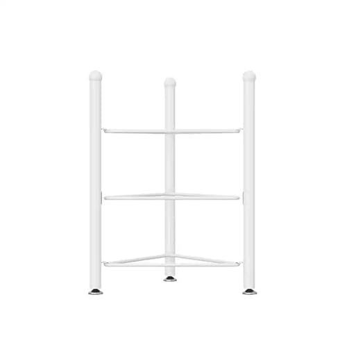 3/5/6/7 Tier Floor Stand Storage Organizer Exercise Half Balance Ball Storage Rack, Home Gym Workout Equipment for Bosu Slam Bowling Medicine Balls(White,3 Layer - 27.5in) - color: White, size: 3 layer - 27.5in