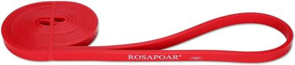 ROSAPOAR Resistance Band Pull up Band Fitness Exercise Bands Natural Latex for Workout Body Stretch Powerlifting Band Fitness Sport Training at Home/The Gym - color: red