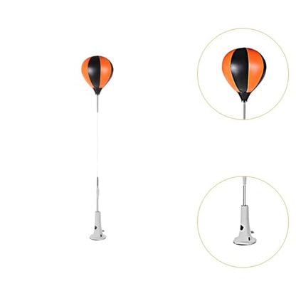 Punching Bag, Height Adjustable Boxing Set with Stand, Boxing Reaction Ball, Speed Bag Punching Equipment for MMA Home Gym Workout Fitness - color: For Teens, Inflatable Ball