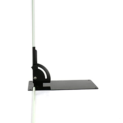 Golf Alignment Sticks, Posture Correction Putting Trainer with 2 Rods and 1 Practice Plate, Adjustable Angle Swing Training Aid for Beginners