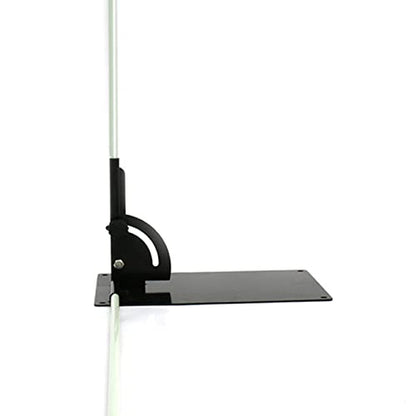 Golf Alignment Sticks, Posture Correction Putting Trainer with 2 Rods and 1 Practice Plate, Adjustable Angle Swing Training Aid for Beginners