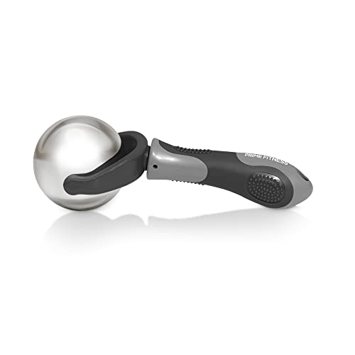 Cold Massage Roller Ball | Cold Therapy | Ice Roller Ball with Handle | cryo Stick | Relieve Muscle Pain (Black)