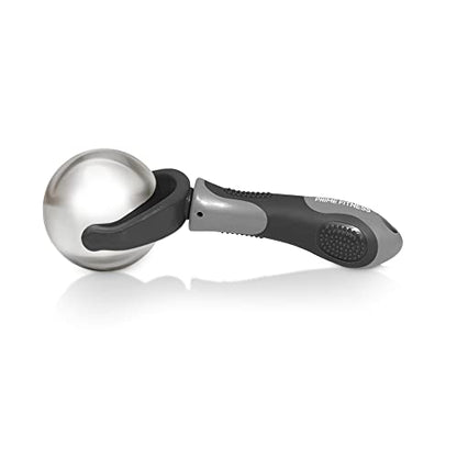 Cold Massage Roller Ball | Cold Therapy | Ice Roller Ball with Handle | cryo Stick | Relieve Muscle Pain (Black)