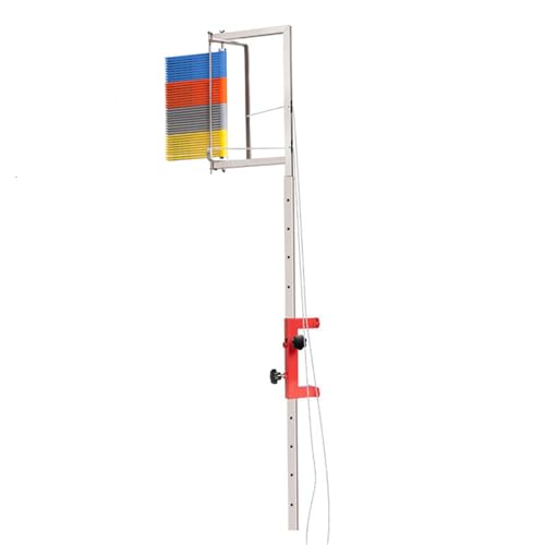 Wall Mounted Jump Test Tool, Outdoor Sports Vertical Measurement Instrument, 4 Colors Available, Mount, Basketball, High Tester (4 Colors)