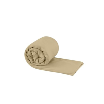 Sea to Summit Portable Pocket Towel for Camping, Gym, and Travel - color: Desert, style: Small
