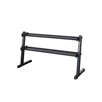 Body Solid (GKR60) 2-Tier Kettlebell Rack, 1000lb Weight Stand Storage, Commercial and Home Gym Strength Training Organizer