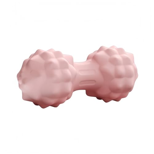 Fascia Massage Ball, TPR Trigger Point Ball & Peanut Ball for Men Women Muscle Relief Yoga Fitness ([Pink] Peanut Ball) - color: [Pink] Peanut Ball