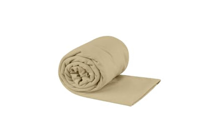 Sea to Summit Portable Pocket Towel for Camping, Gym, and Travel - color: Desert, style: X-Large
