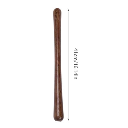 Wooden Stick Massager, Muscle Body Hammer Tool, Handheld Deep Tissue Massage Roller Stick, Full Body Tension Relief Tool, 35cm 13.7in, for Neck Shoulder Back Belly Hip Leg Foot - size: Long style