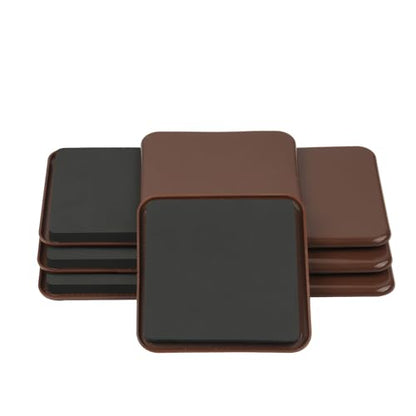 new space 8 Pack Furniture Sliders, 4.7 Inch Sliders for Furniture on Carpet for Sliding Heavy Furniture, Furniture Sliders for Carpeted Floors - Safeguard Carpeted Floors!