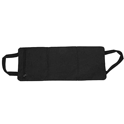 Thin Arm Yoga Sandbag, Workout Freeweight Bag for Leg Slimming Training, Adjustable Weight Fitness Sandbag with Leakproof Inner Bag, Sturdy Handles for Yoga and Home Gym Exercises - color: Black