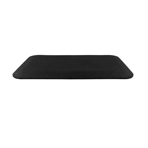 Playground Safety Rubber Wearmat for Swingsets and Slides - 1" Thick X 24" W X 40" L (1 Pack, Black)