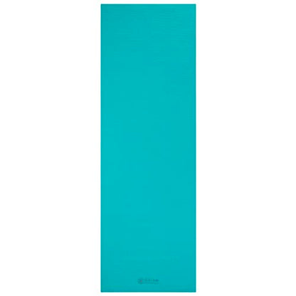 Gaiam Essentials 1/4" Thin (6mm) Yoga & Pilates, Fitness & Exercise Mat with Easy-Cinch Carrier Strap Cusion Support For Fitness and Gym Workouts
