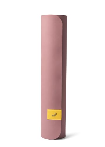 Lolë Pose Yoga Mat for Women with Strap Carrier | Non-Slip 5mm Thick Exercise Mat | Ideal for Hot Yoga & Pilates | PVC-Free & Sweat-Resistant - color: Desert Rose K768
