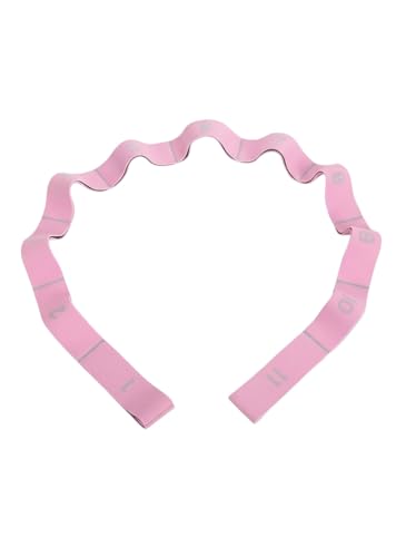 Professional 11-Loop Stretching Strap (135cm/4cm) & Leg Stretcher Band - Perfect Length Stretch Strap with Loops for Yoga, Physical Therapy, Pilates & Home Flexibility Training - Durable Non-Elastic Exercise Band