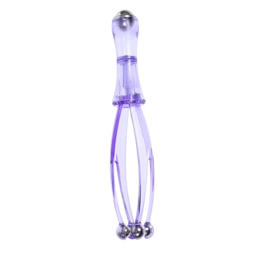 FOMIYES Hand Massager Roller Manual Finger Massager Handheld Fingers Roller Finger Roller Massage Tool, 17.00X3.00X2.00CM, Purple