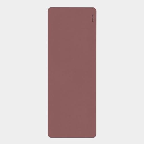 WeGym Yoga Mat, 4mm Cushioned Exercise Mat for Yoga, Pilates, Home Workouts - Anti Slip Polyurethane Suede Yoga Mat with Carrying Strap - color: Rose Pink, style: Polyurethane