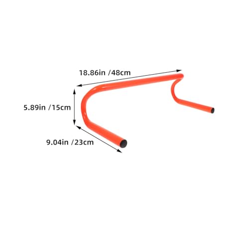 Kisangel 5pcs Mini Hurdles: Portable 15cm Height Mini Agility Hurdles Kids Training for Preschool - Lightweight Plastic Training Speed Equipment for Indoor and Outdoor Use