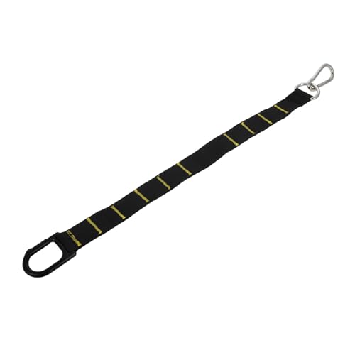 VOSAREA Weighted Sled Pulling Straps Strength Training Harness Adjustable Long Hanging Belt with Spring Buckle for Sled and Resistance Workouts