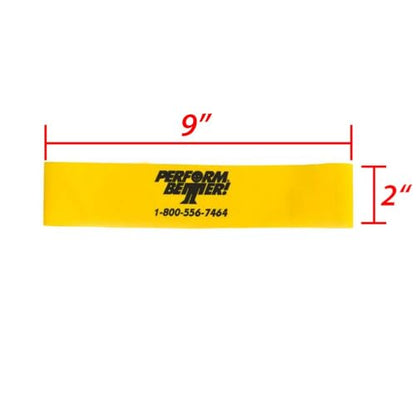 Perform Better Mini Band Resistance Loop - Exercise Bands - color: b) Set of 10 - 9x2